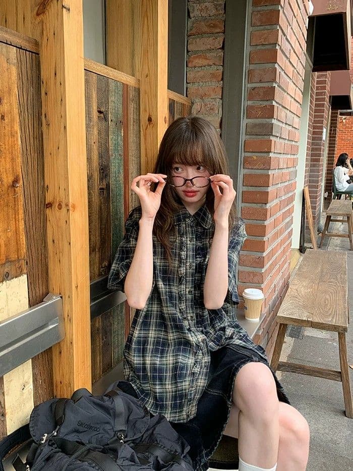 아메리칸 레트로 워싱 한 마디 반신 데님 중간 스커트 여성 여름 디자인 센스 하이웨이스트 루즈핏 슬림해 보이는 다용도 미니 스커트 상세 이미지 21