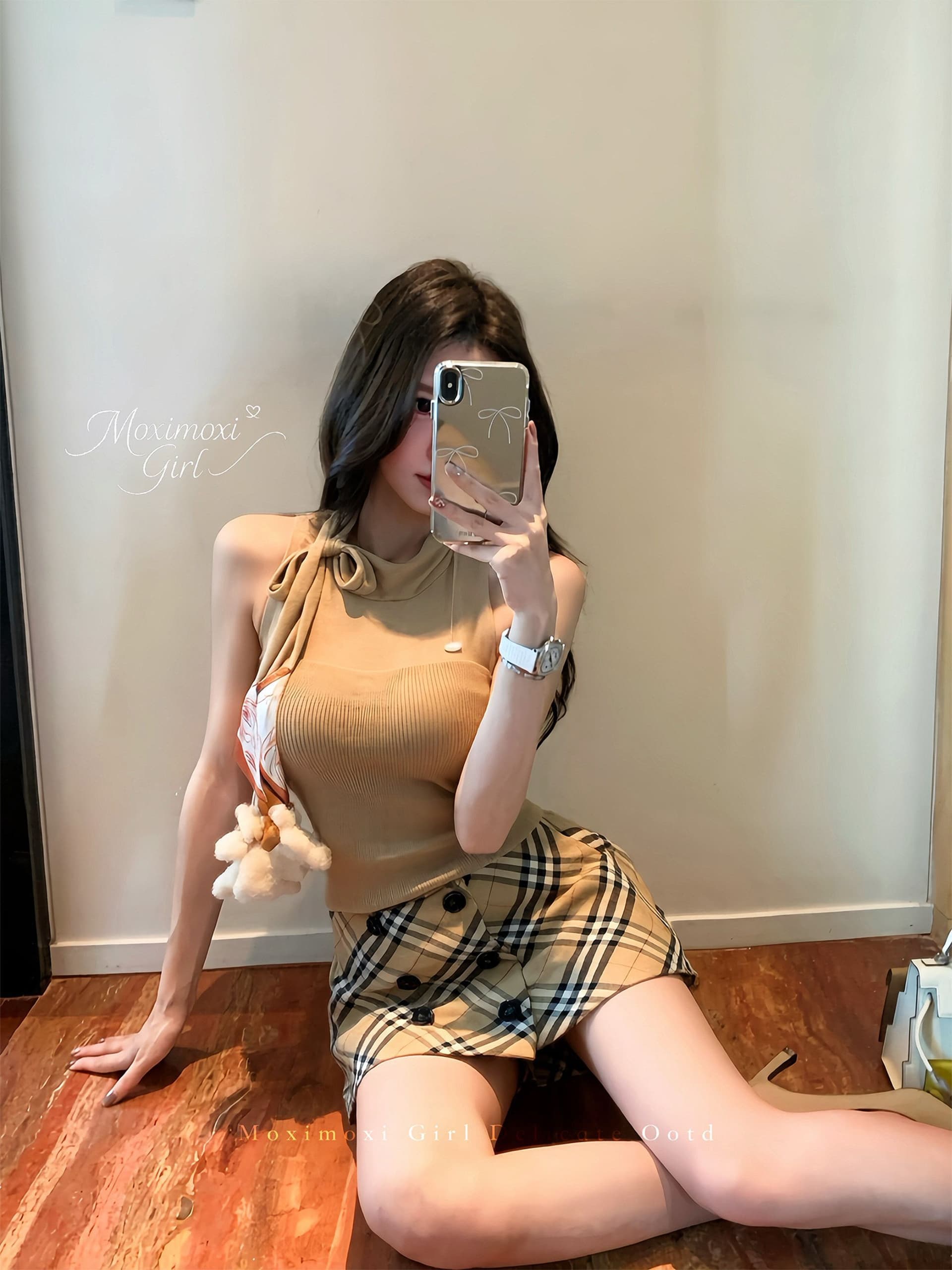 프랑스식 홀로우 아웃 패치워크 스트랩 민소매 조끼 여성 여름 새로운 디자인 센스 슬림해 보이는 달콤한 매운맛 작은 대중 다용도 맨위 상세 이미지 10