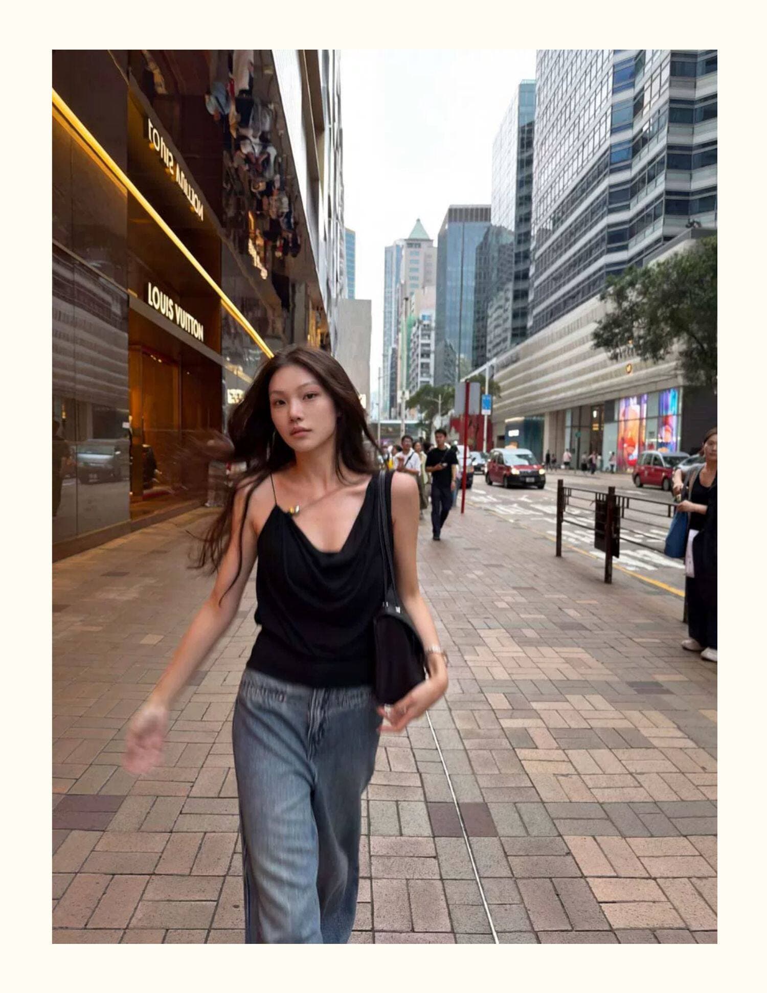 문자열 어깨끈 흔들다 칼라 캐미솔 여름 달콤한 매운맛 바람이 아닙니다. 규칙 디자인 센스 금속 장식 품격 맨위 상세 이미지 9