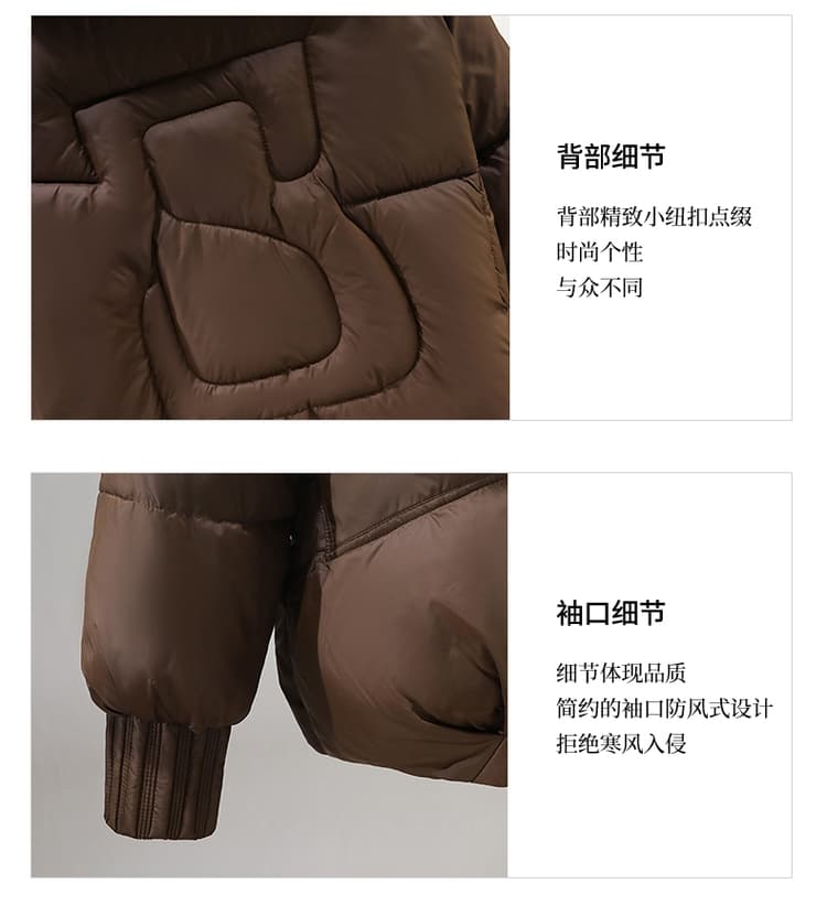 실사 빅 사이즈 면 의류 여성 2026 새로운 고급 센스 슈퍼 잘 생긴 목화 진딧물 oversize 겨울 재킷 면 옷 상세 이미지 8