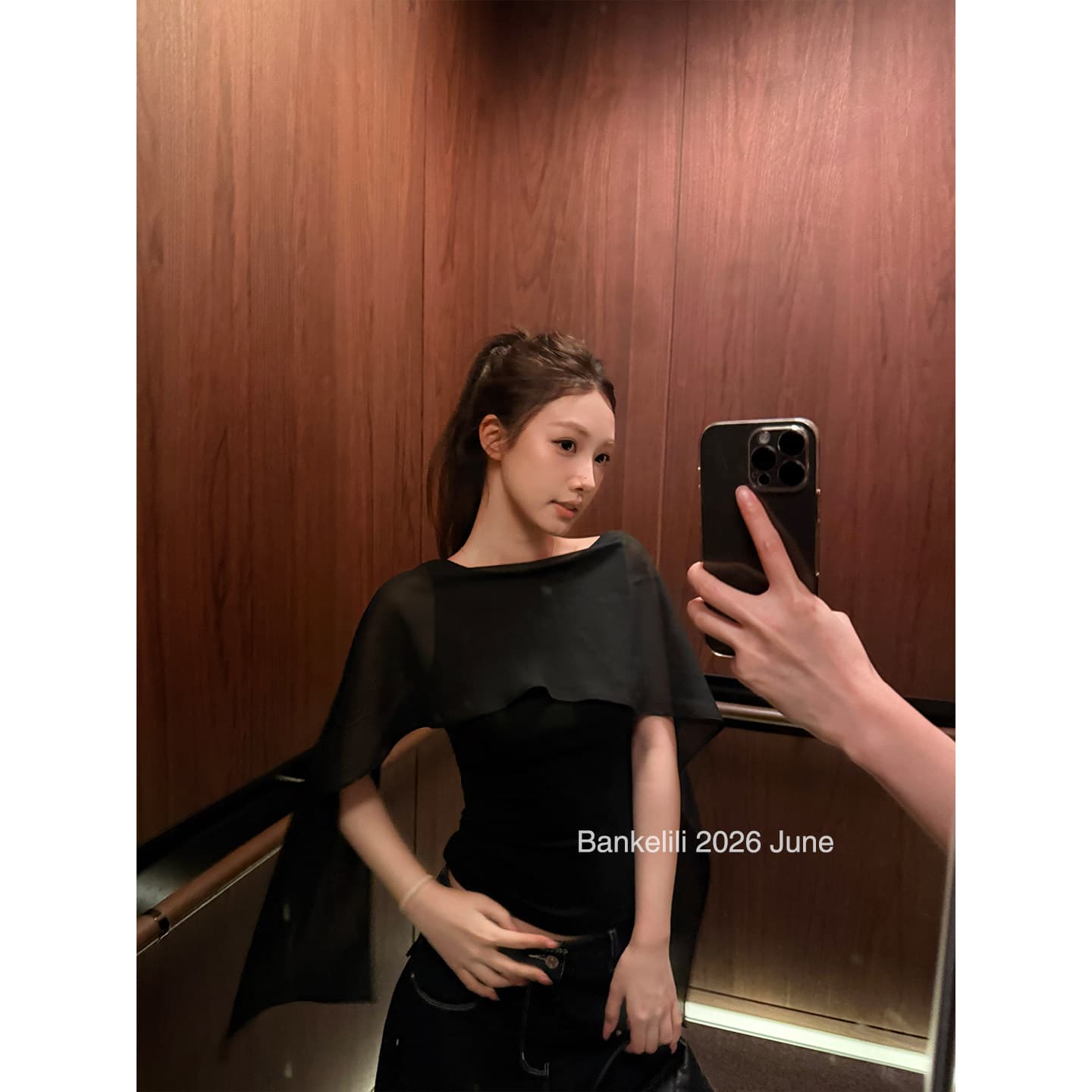 레오파드 무늬 숄 민소매 티셔츠 여성 여름 프랑스식 허리 수축 몸매 가꾸기 슬림해 보이는 디자인 센스 순수한 욕망 페이크 레이어드 쇼트 스타일 맨위 이미지 3