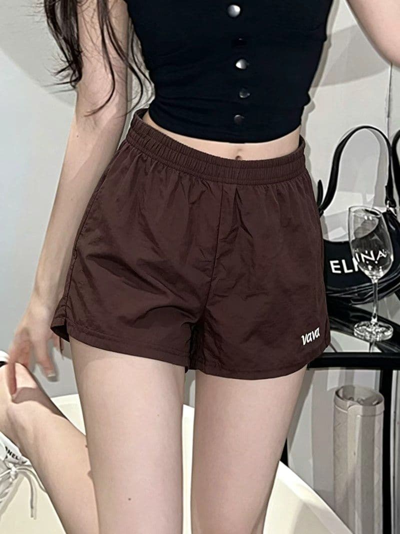 운동 캐주얼 바지 여성 의류 여름 작은 키 다용도 슬림해 보이는 바지 반바지 핫걸 타이트 스커트 핫 바지 상세 이미지 2