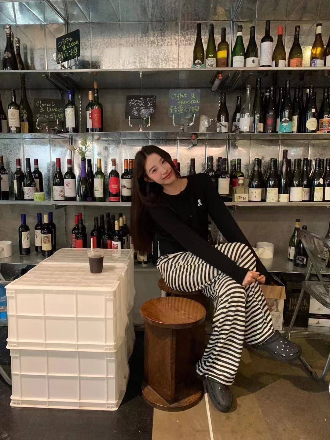 도파민 단색 얇은 스타일 니트 오픈 가디건 쇼트 스타일 긴팔 재킷 이른 가을 착용 가져 가라. 한 부서 chic Chic 맨위 여성 상세 이미지 4
