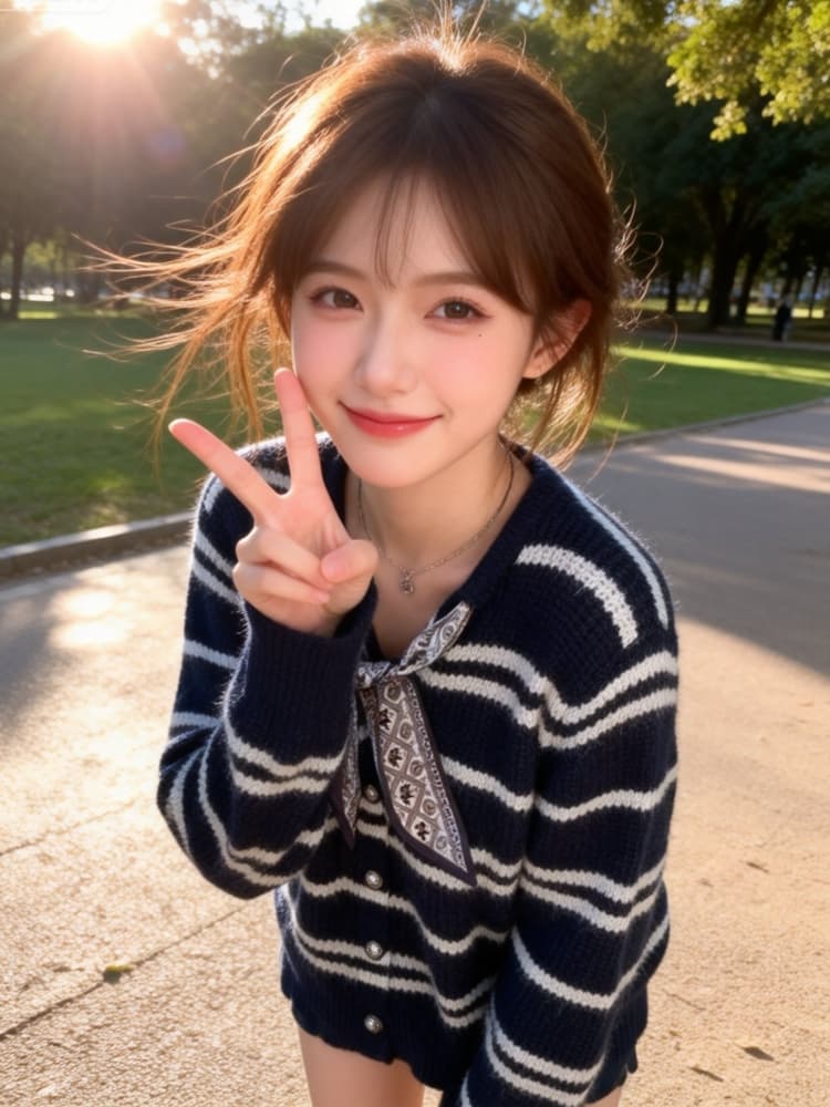 2026 가을 겨울 새로운 프랑스식 나비 매듭 스트라이프 니트 오픈 가디건 스웨터 여자 루즈핏 슬림해 보이는 표지 고기 긴팔 맨위 상세 이미지 5