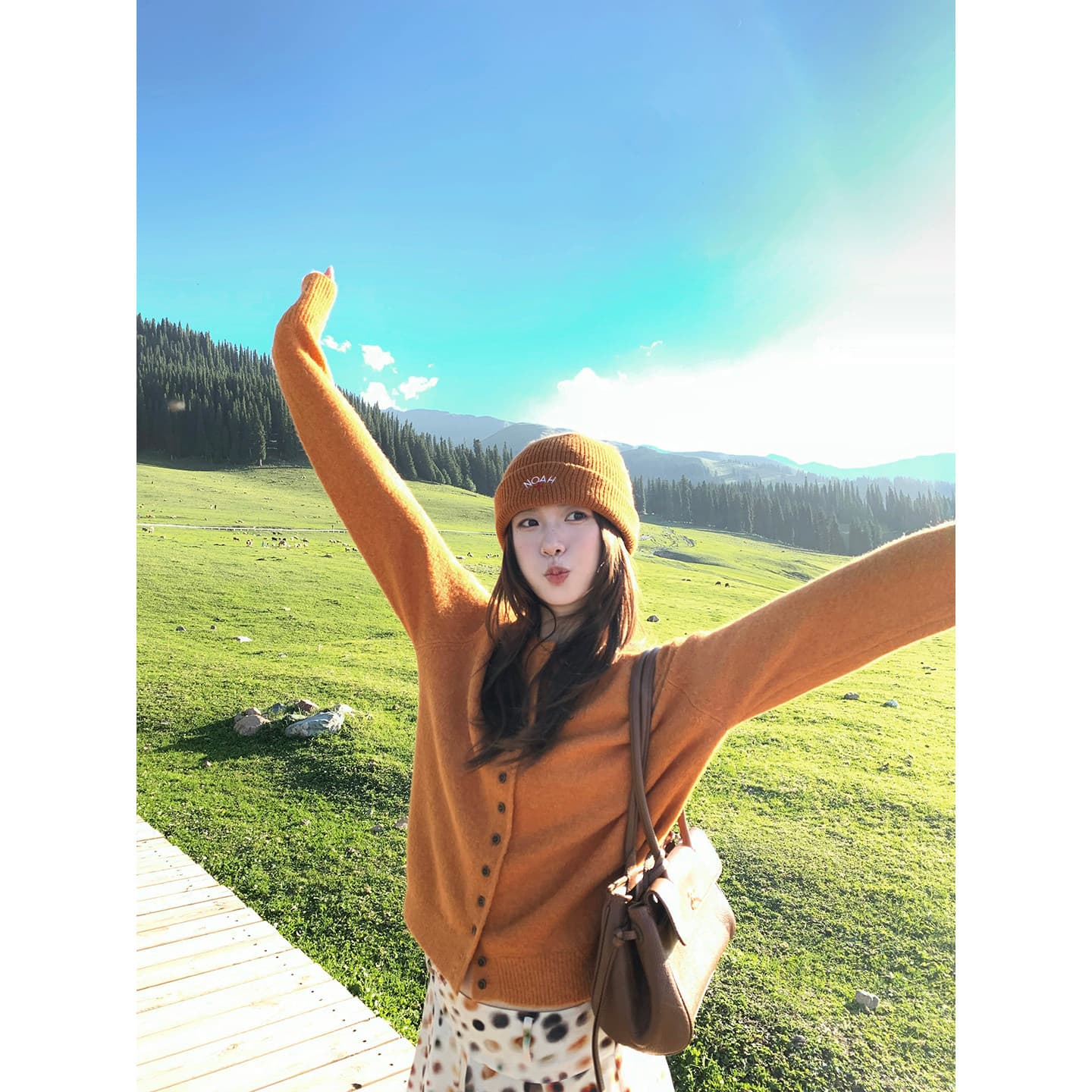 작은 6 월 6 월 브리트니 8 7 신조류 놀이 아티스트 부드러운 찹쌀 출퇴근 세련된 행침 스웨터 상세 이미지 2