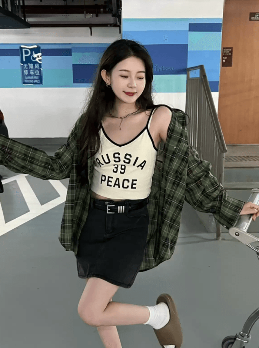 체크무늬 여성 셔츠 디자인 센스 작은 대중 2026 봄 새로운 긴팔 셔츠 여성 코트 Chic 아름다운 맨위 서비스 상세 이미지 7