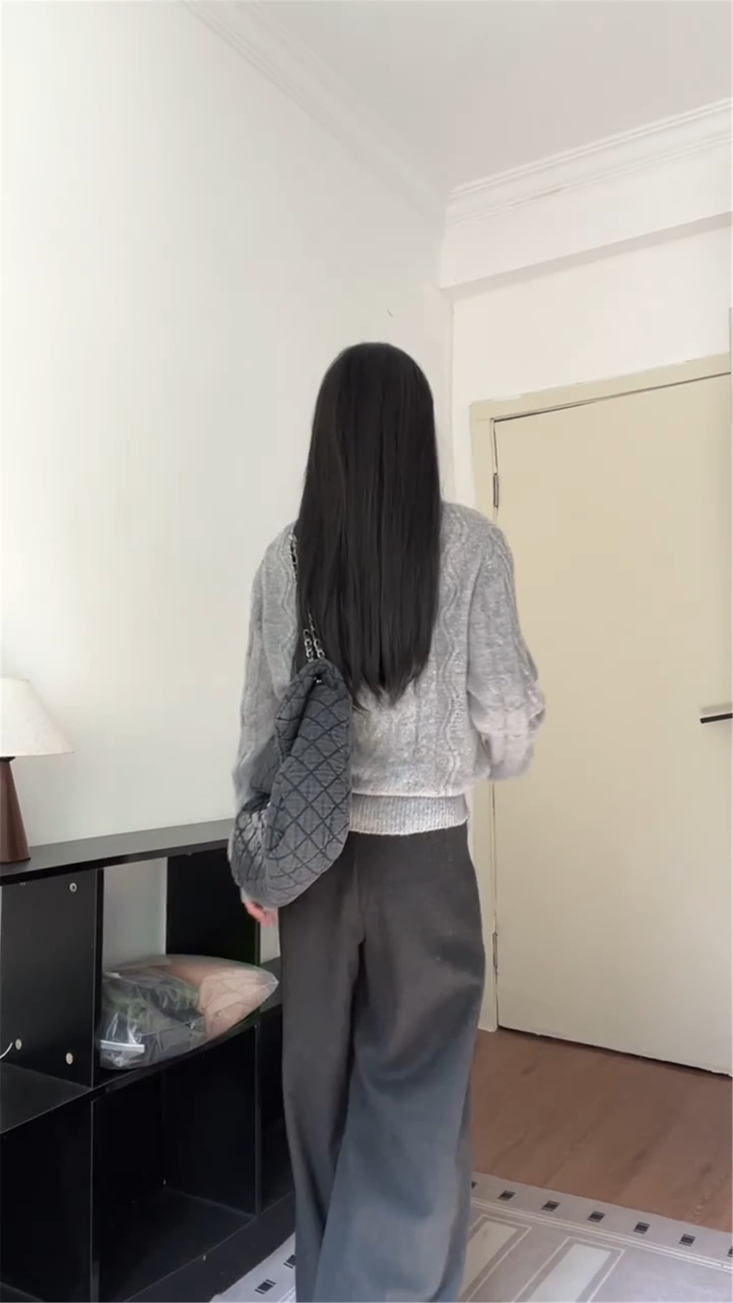자이언트 잘 생긴 다용도 부드러운 찹쌀 느긋한 고급 센스 회색 니트 오픈 가디건 스웨터 여성 코트 봄 2026 새로운 상세 이미지 9