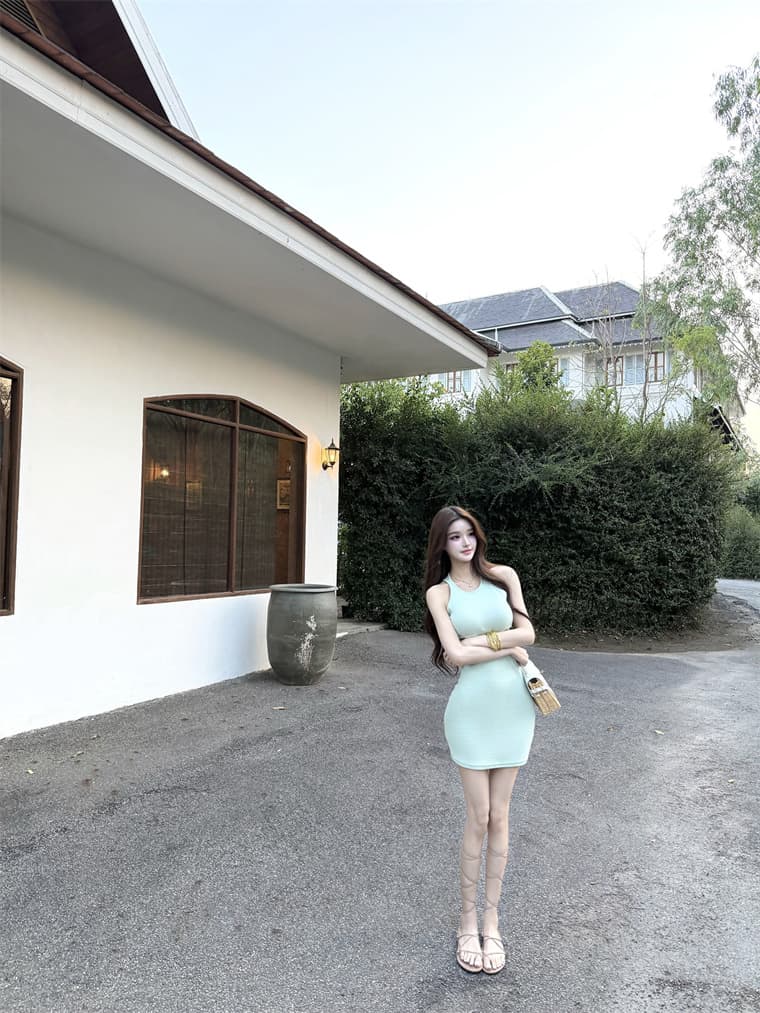 viola 얼음 박하 커브 ~ 중 하느님 reiol 맞춤 원사 꽃 33 같은 단락 우유 전화 드레스 캐주얼 상세 이미지 16