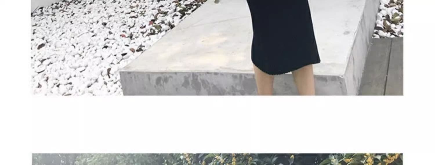 경기 코트 스웨터 드레스 아이들 가을 겨울 중간 길이 몸매 가꾸기 외국 가스 인사이드 가져 가라. 만나는 여성 무릎 아래 니트 드레스 상세 이미지 40