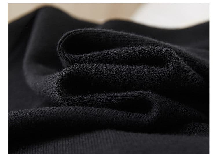 한국 품격 부드러운 항구 바람 polo 베이비 칼라 배색 패치워크 니트 스웨터 드레스 경기 코트 기본 스커트 상세 이미지 13