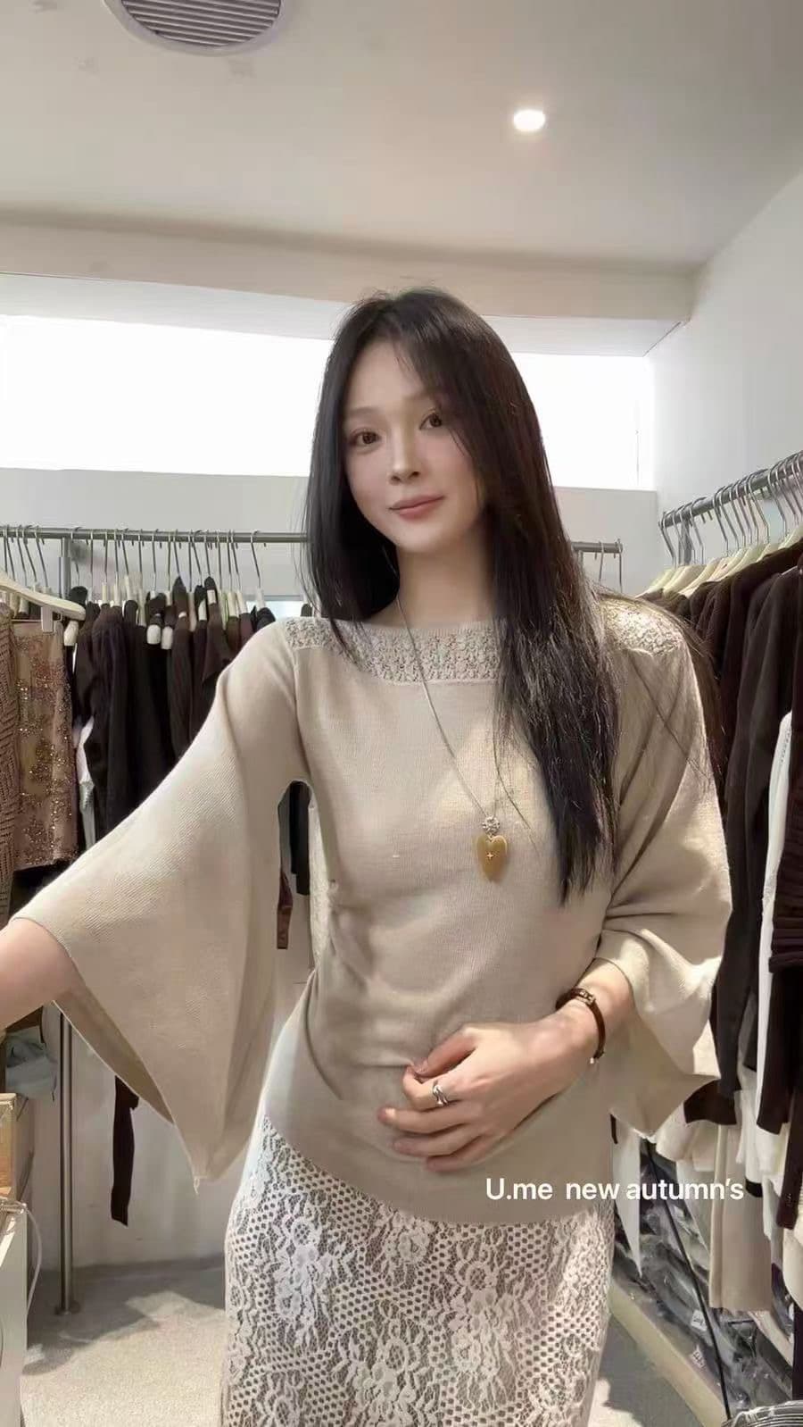 고유 한 디자인 스트라이프 배색 V넥 만나는 니트 스웨터 여성 가을 겨울 레트로 세련된 미니멀리즘 몸매 가꾸기 인사이드 잡아라. 의류 상세 이미지 10