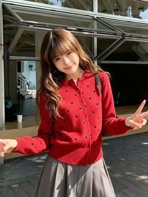 2026 가을 겨울 새로운 여성 의류 니트 스웨터 긴팔 라운드 넥 스웨터 루즈핏 슬림해 보이는 다용도 맨위 상세 이미지 2