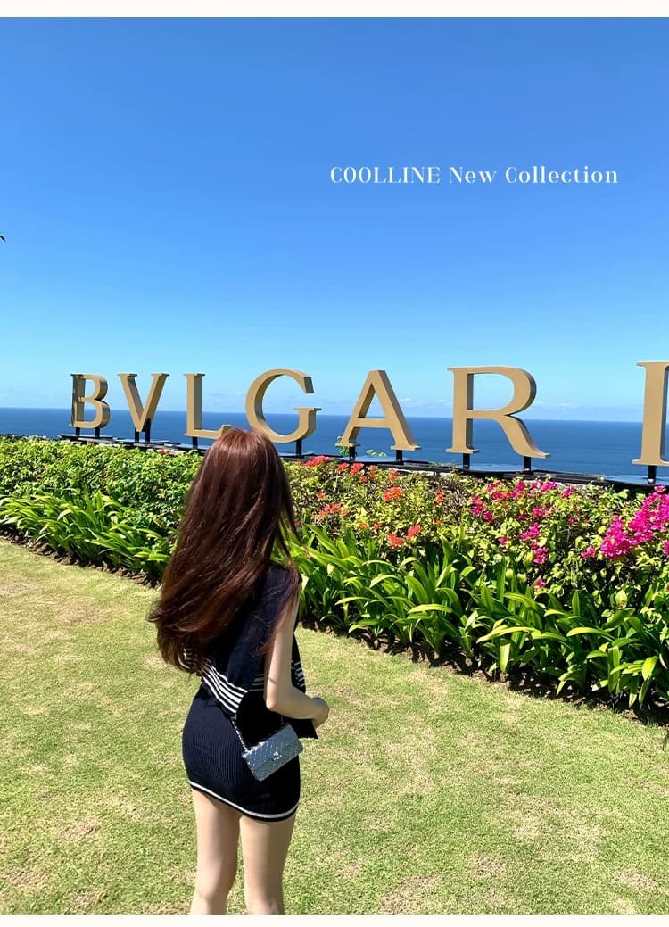 coolline 숲 희 노크 사랑 바보 사설 서비스 순수한 욕망 디스플레이 몸 해군 칼라 몸매 가꾸기 니트 스웨터 드레스 상세 이미지 5