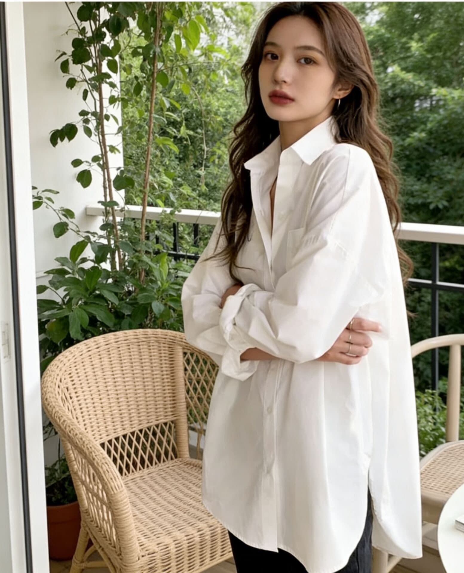 2026 새로운 느긋한 캐주얼 여성 셔츠 상세 이미지 3
