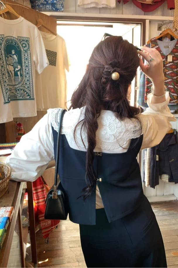 화재 화재 화재 전갈 빛 향기로운 한 부서 베이비 칼라 셔츠 여성 긴 소매 레이스 프랑스식 사소한 맨위 봄 셔츠 상세 이미지 7