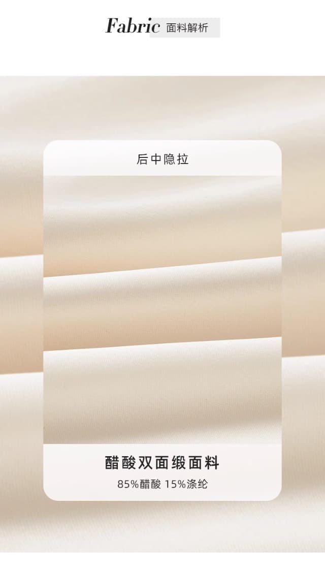 튤립 비즈 박기 아세트산 양면 공단 리본 드레스 품격 백리스 섹시함 고급 센스 예복 치마 상세 이미지 13