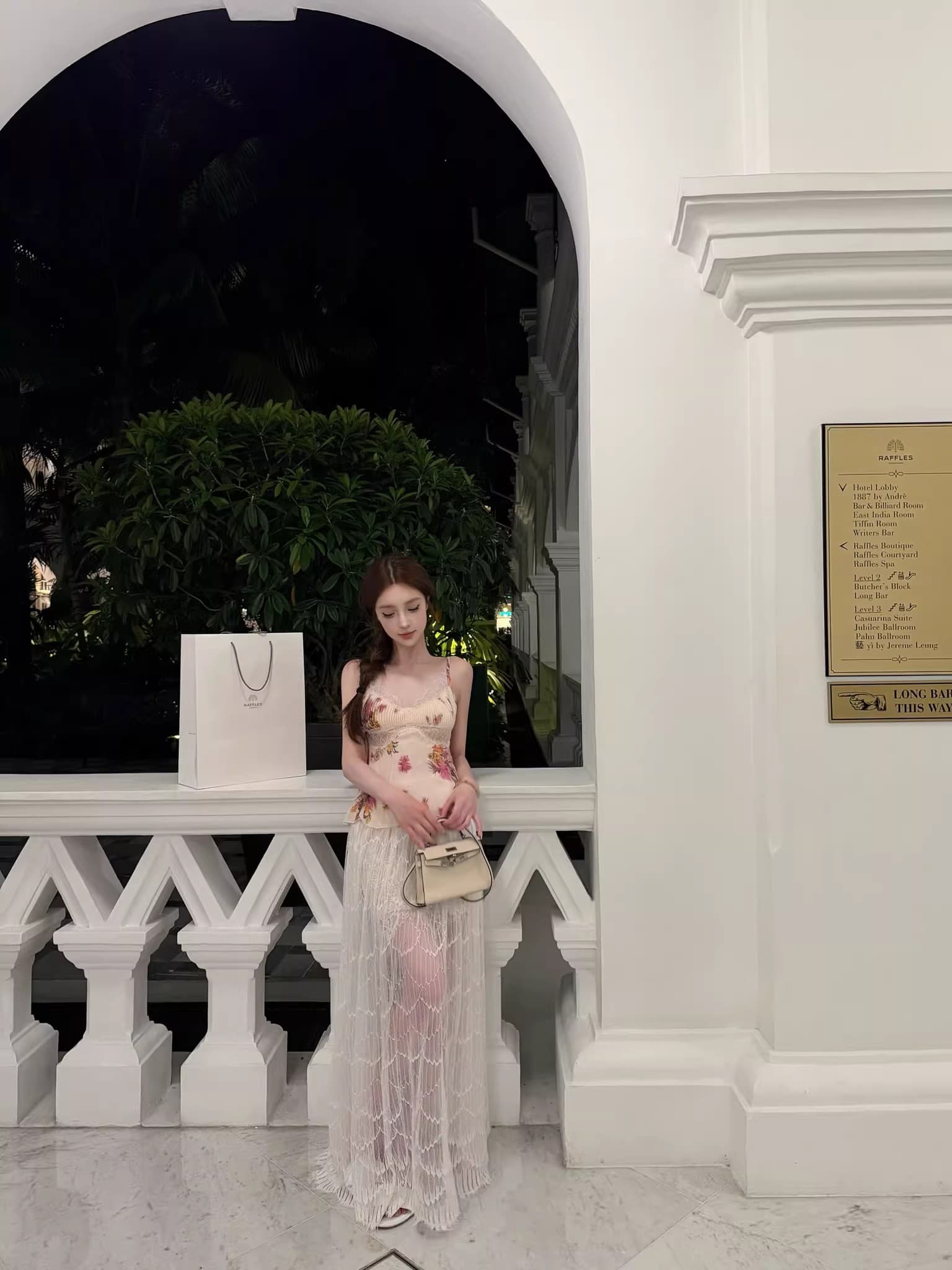 프랑스식 고급 센스 행침 목 레이스 세트 여성 여름 순수한 욕망 섹시함 슬림해 보이는 휴가 바람 투피스 세트 상세 이미지 37