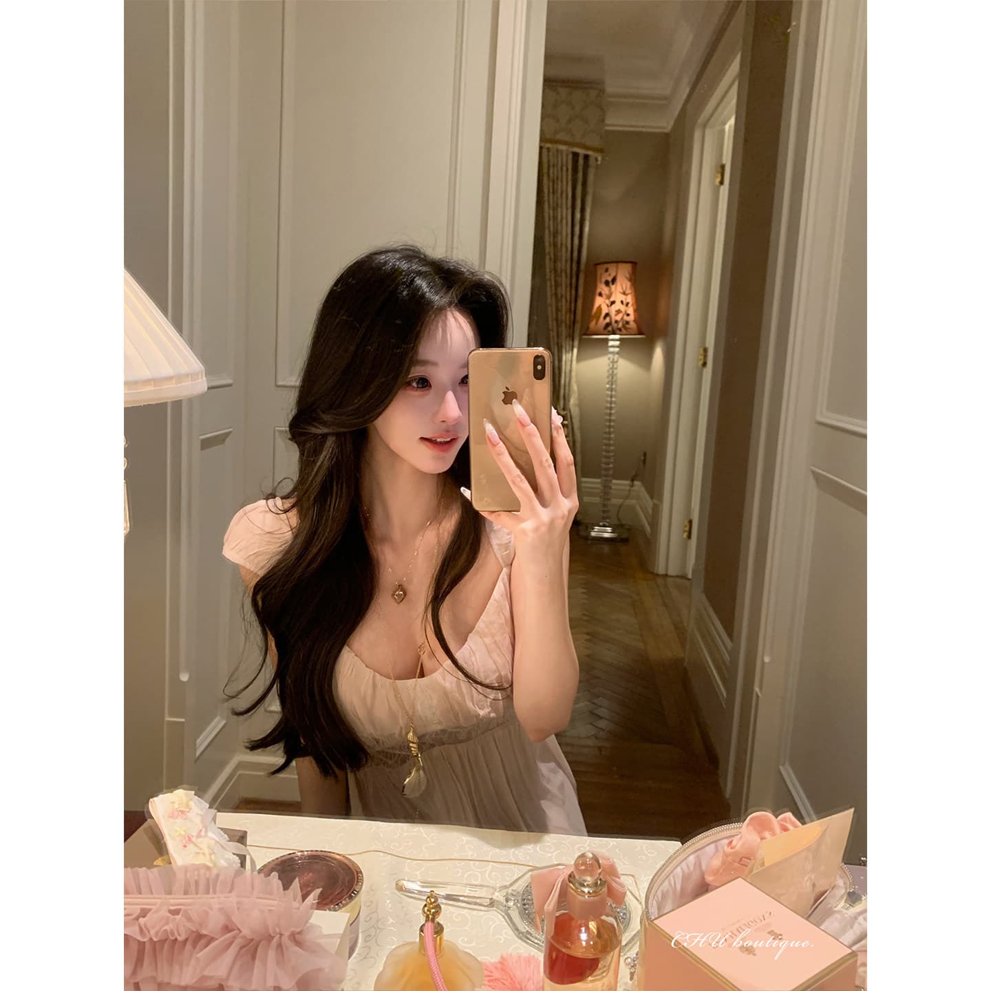 chu 작은 초기 A 푸 루오 디 인튜이트 아름다움 미묘한 ~ 중 여신 롱 스커트 매우 무거운 작업 환원하다 보여주기 필드 에디션 이미지 6