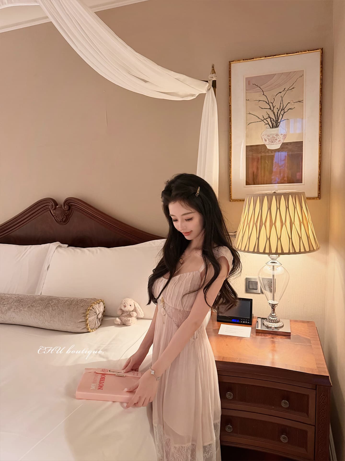chu 작은 초기 A 푸 루오 디 인튜이트 아름다움 미묘한 ~ 중 여신 롱 스커트 매우 무거운 작업 환원하다 보여주기 필드 에디션 상세 이미지 12