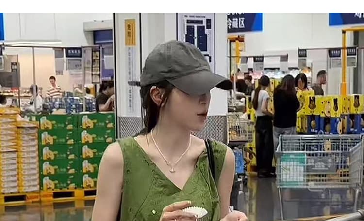 지금 여름 새로운 한국 스타일 다용도 슬림해 보이는 홀로우 아웃 자수 민소매 조끼 프린트 반신 스커트 임산부 세트 상세 이미지 31