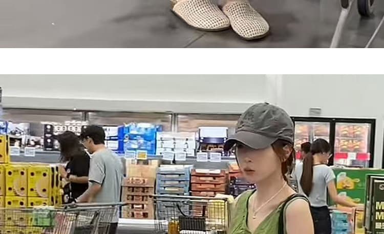 지금 여름 새로운 한국 스타일 다용도 슬림해 보이는 홀로우 아웃 자수 민소매 조끼 프린트 반신 스커트 임산부 세트 상세 이미지 41