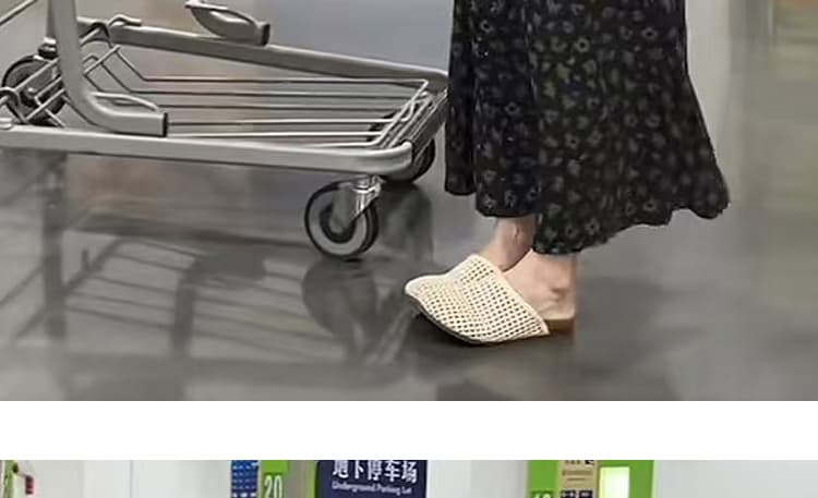 지금 여름 새로운 한국 스타일 다용도 슬림해 보이는 홀로우 아웃 자수 민소매 조끼 프린트 반신 스커트 임산부 세트 상세 이미지 43