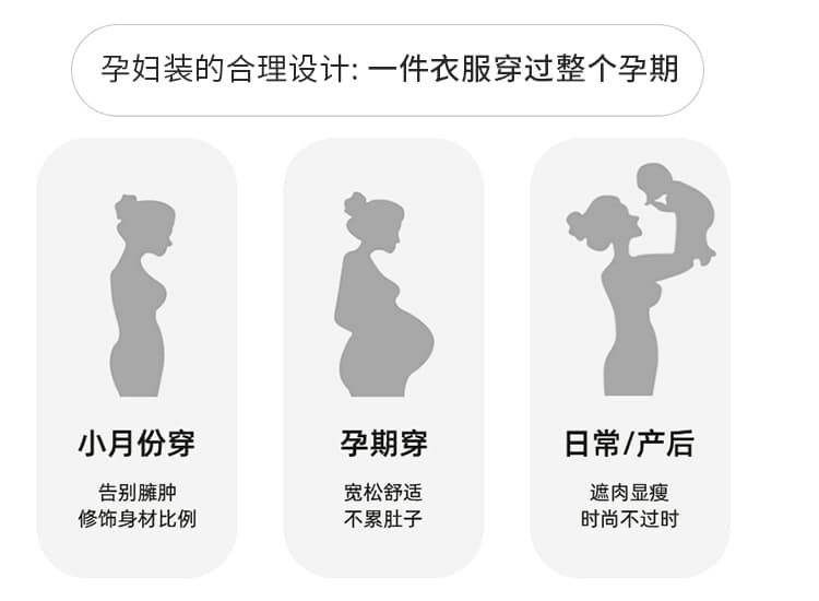 실사 지금 임산부 가을 새로운 루즈핏 대 에디션 프린트 티셔츠 얇은 스타일 태양 보호 셔츠 임산부 부츠컷 바지 세트 상세 이미지 5