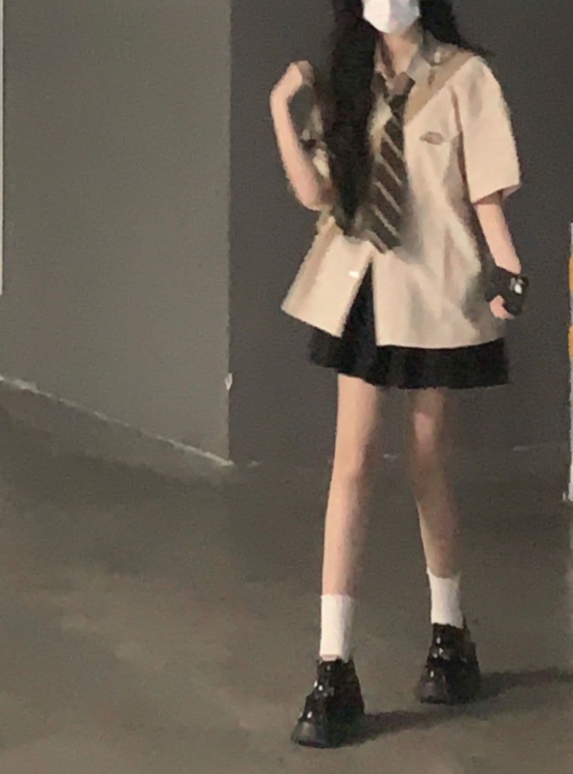 jk 유니폼 세트 여름 스트라이프 반팔 여성 셔츠 디자인 센스 작은 대중 캐주얼 일본식 학원 스타일 셔츠 상세 이미지 11