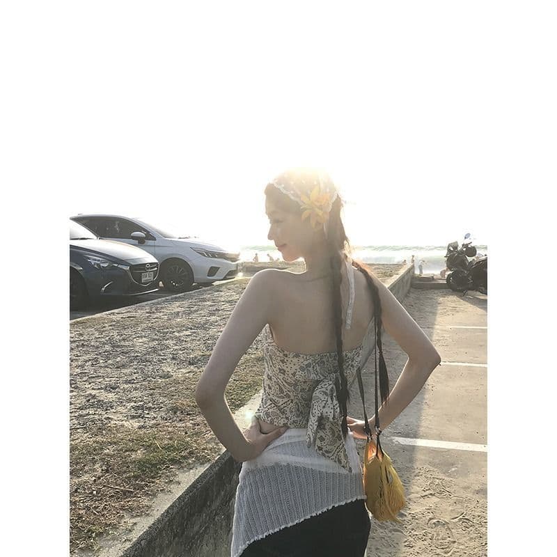 민소매 조끼 여성 인사이드 가져 가라. 만나는 프랑스식 디자인 센스 품격 쇼트 스타일 몸매 가꾸기 핫걸 튜브탑 맨위 여성 이미지 2