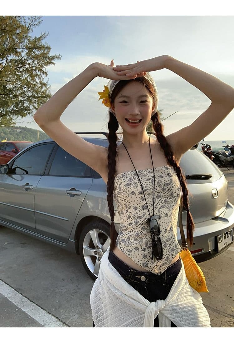 민소매 조끼 여성 인사이드 가져 가라. 만나는 프랑스식 디자인 센스 품격 쇼트 스타일 몸매 가꾸기 핫걸 튜브탑 맨위 여성 상세 이미지 23