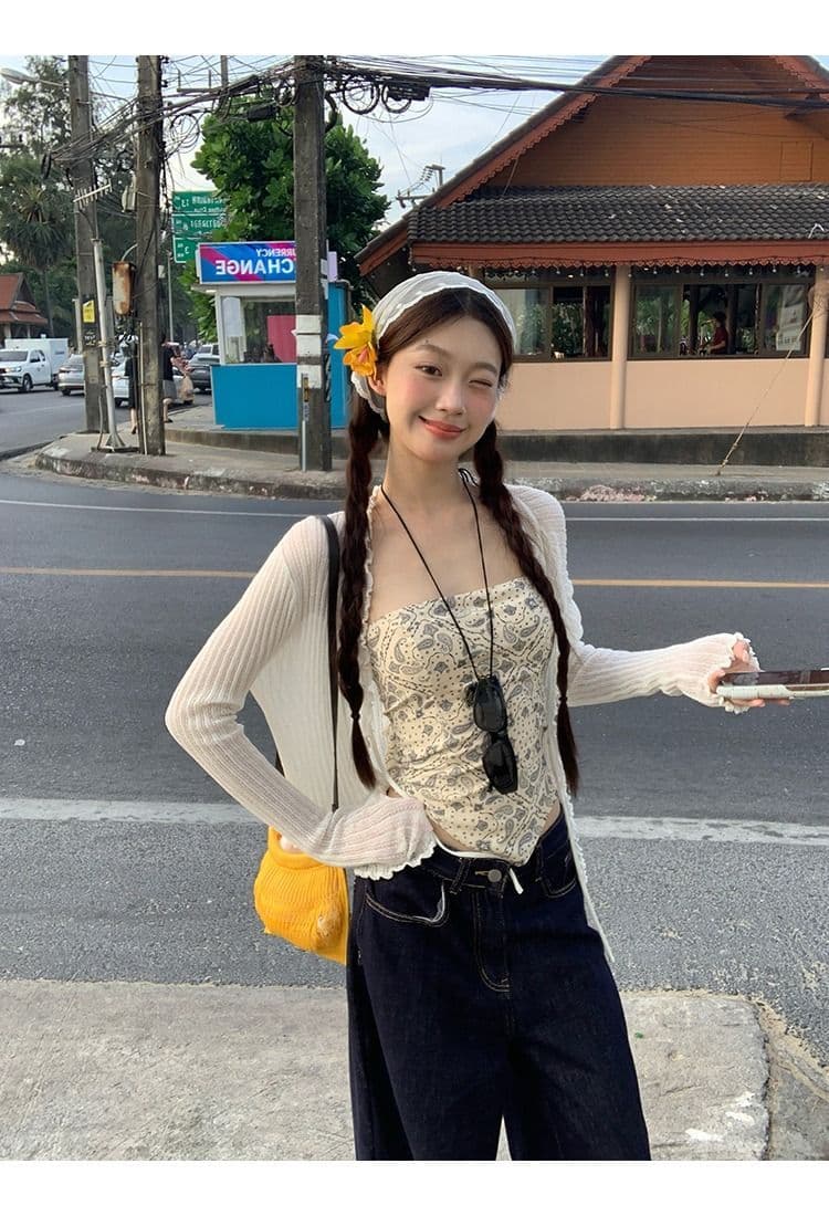 민소매 조끼 여성 인사이드 가져 가라. 만나는 프랑스식 디자인 센스 품격 쇼트 스타일 몸매 가꾸기 핫걸 튜브탑 맨위 여성 상세 이미지 26