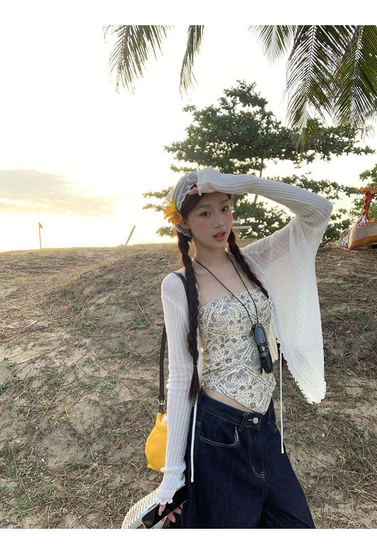 민소매 조끼 여성 인사이드 가져 가라. 만나는 프랑스식 디자인 센스 품격 쇼트 스타일 몸매 가꾸기 핫걸 튜브탑 맨위 여성 상세 이미지 28