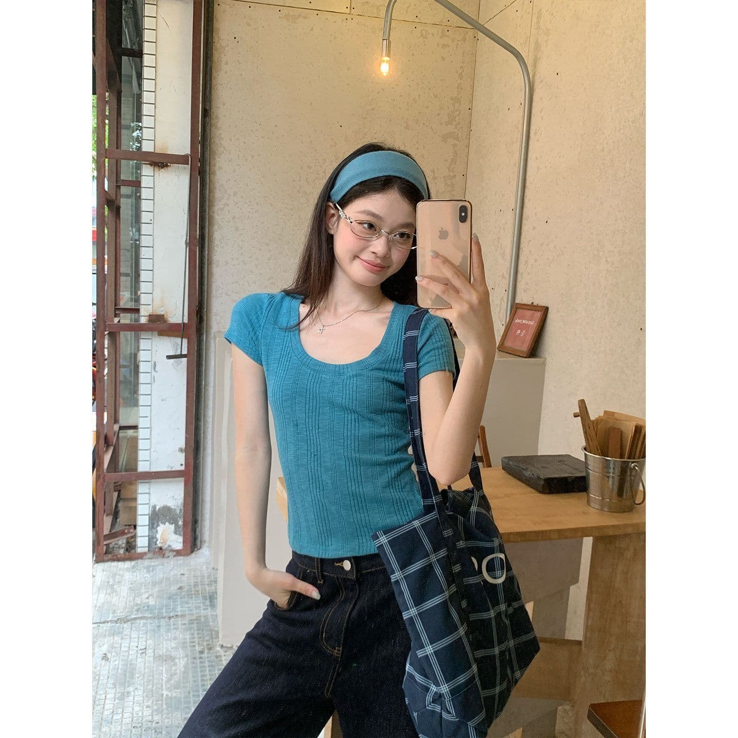 230 크 대나무 마디 63 폴리 에스터 32 면 5 암모니아 Lun 디자인 센스 u 칼라 여름 몸매 가꾸기 맨위 다용도 반팔 티셔츠 여성 이미지 2