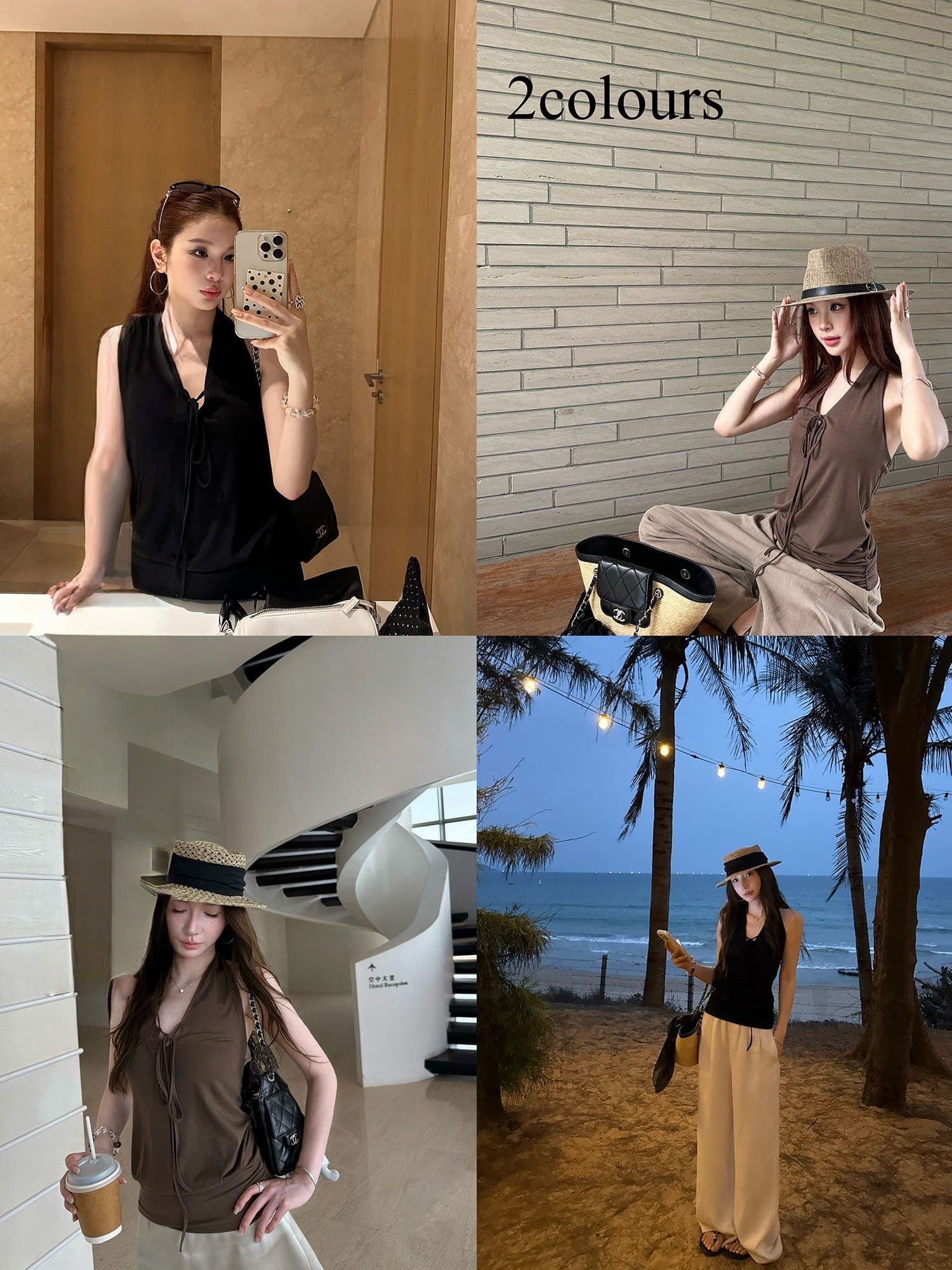 40 리브 사람들 면 솜씨 좋은 핏 스타일 좋은 새로운 아메리칸 핫걸 몸매 가꾸기 민소매 백리스 맨위 상세 이미지 2