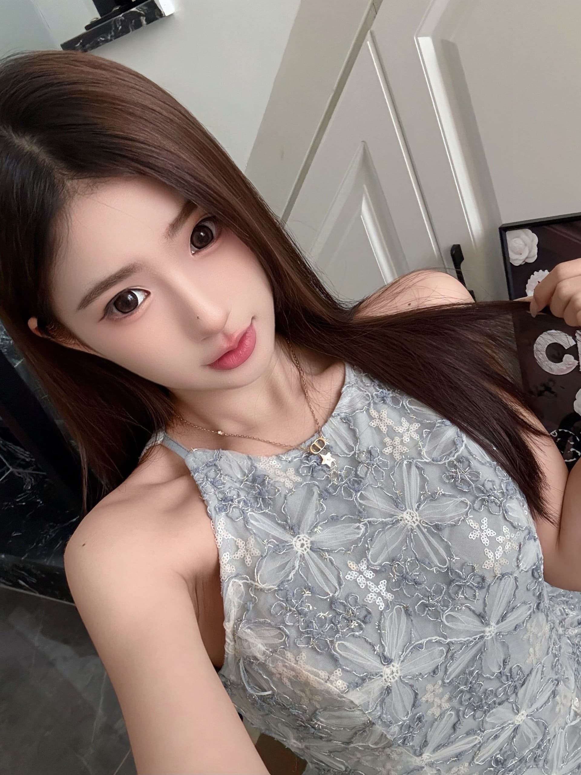 2026 여성 드레스 고급 센스 작은 키 명문 여성 바람 생일 party 작은 드레스 무거운 작업 레이스 공주 드레스 상세 이미지 6