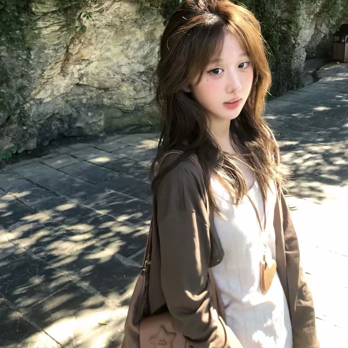 조끼 170 그램 순면 자카드 오픈 가디건 165 그램 눈꽃 면 긴팔 오픈 가디건 인사이드 가져 가라. 투피스 조끼 이미지 2