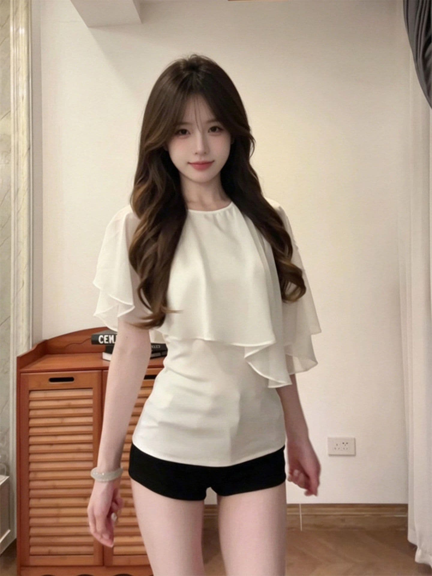 230 톰 글 래 면 리브 45 라이 경기 서울 45 면 10 암모니아 Lun 패치워크 티셔츠 여성 몸매 가꾸기 슬림해 보이는 디자인 센스 맨위 상세 이미지 2
