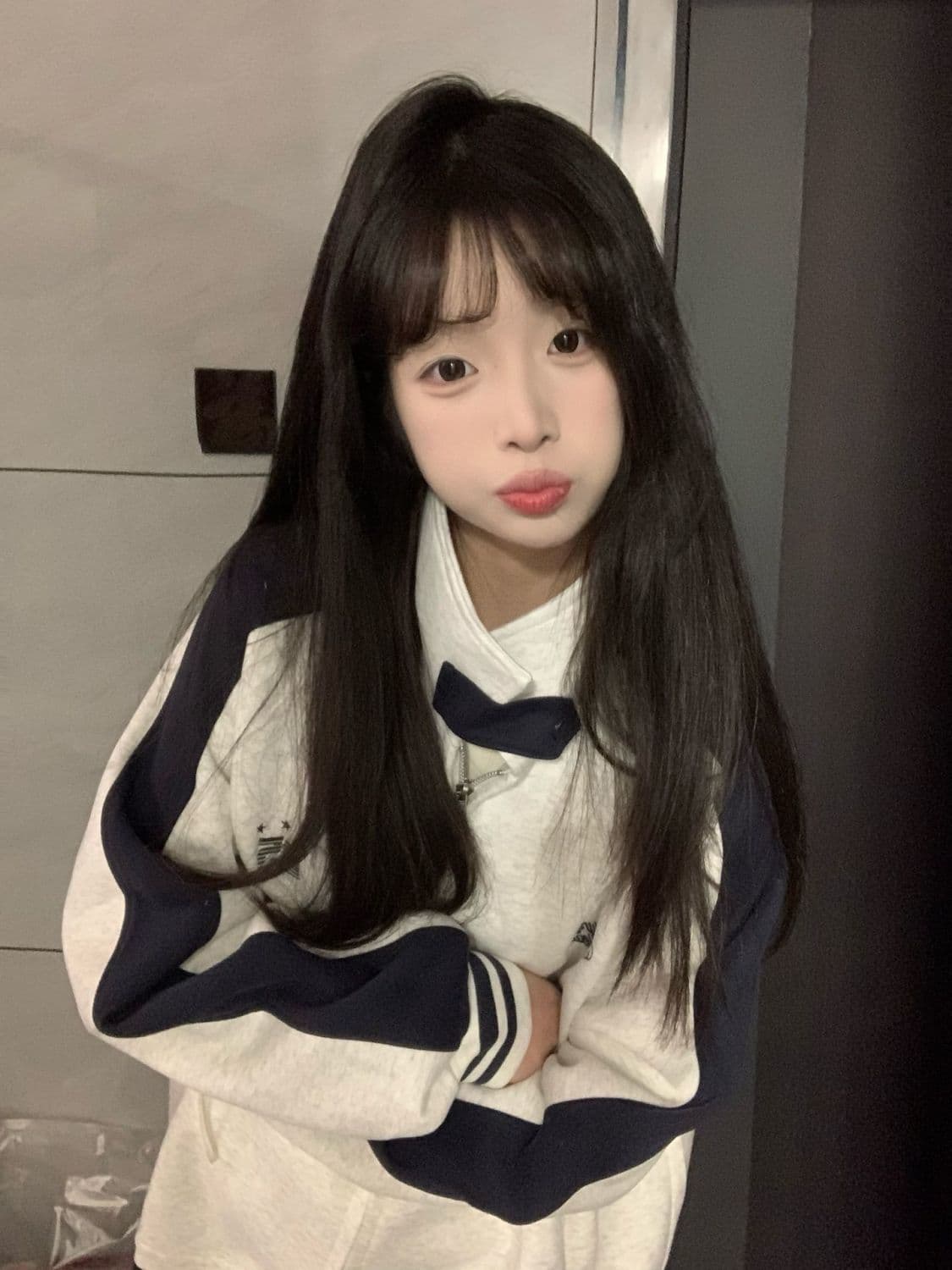 얇은 스타일 털이 있는 원본 솜씨 순수한 Mianhua 면 복합 후드티 여성 이미지 4