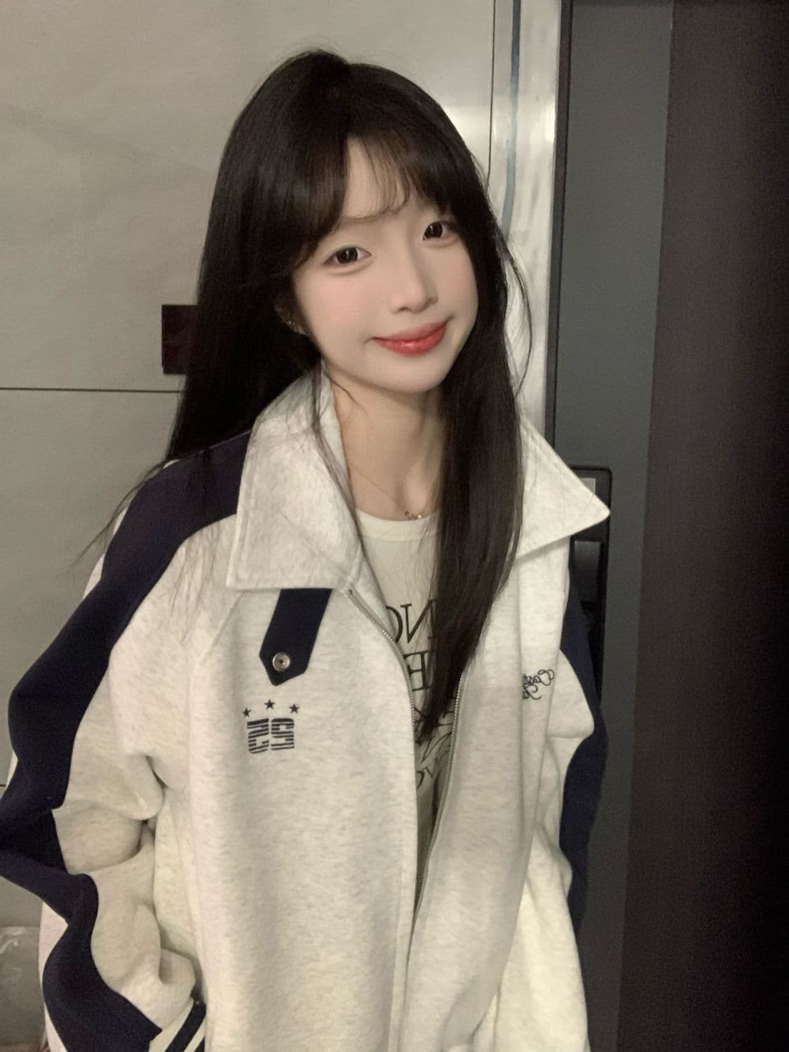 얇은 스타일 털이 있는 원본 솜씨 순수한 Mianhua 면 복합 후드티 여성 상세 이미지 2