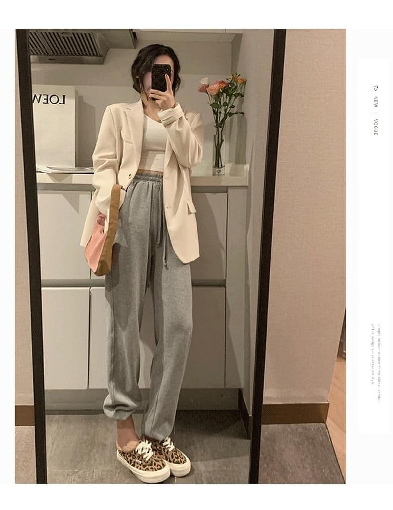 원본 것 정장 여성 코트 작은 키 2026 새로운 가을 캐주얼 고급 센스 튀김 거리 작은 정장 상세 이미지 9