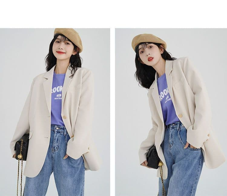정장 여성 경력 긍정적 인 로드 중 대학생 가을 품격 고급 검정색 작은 정장 면접 작업복 상세 이미지 9