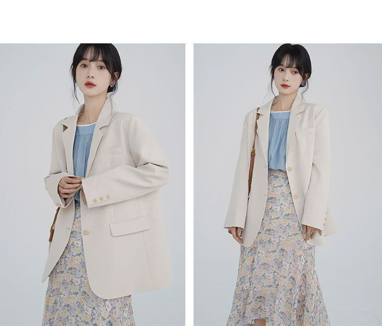 정장 여성 경력 긍정적 인 로드 중 대학생 가을 품격 고급 검정색 작은 정장 면접 작업복 상세 이미지 17