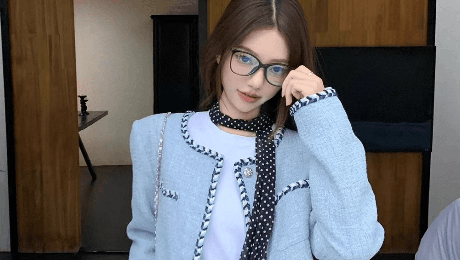 작은 샤넬 스타일 트위드 쇼트 스타일 긴팔 여성 코트 가을 새로운 명문 여성 품격 디자인 센스 작은 대중 Chic 맨위 상세 이미지 19