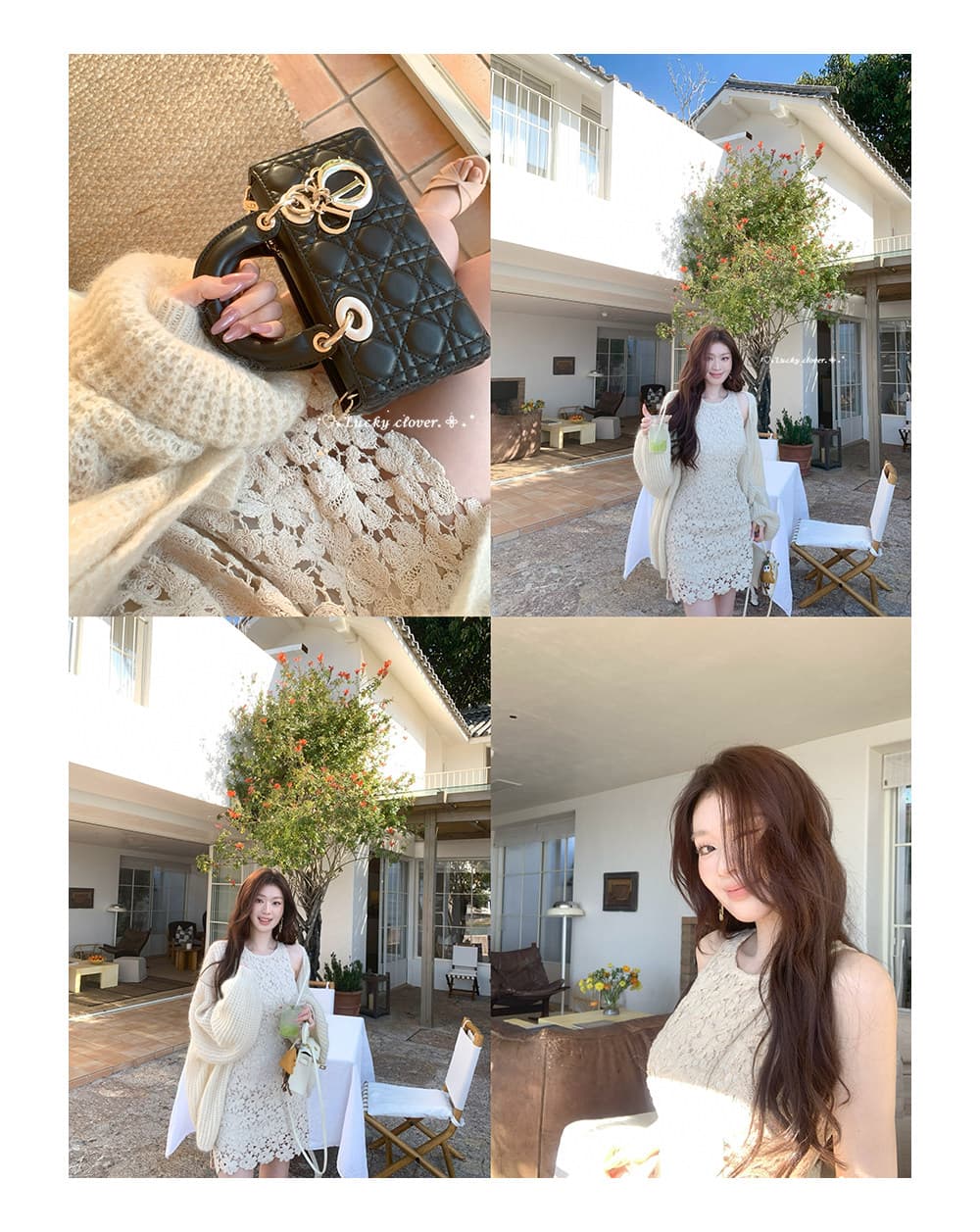 sya 크 사이 작은 웨스트 프랑스식 부드러운 여성 드레스 봄 예복 홀로우 아웃 레이스 민소매 인사이드 가져 가라. 쇼트 스타일 치마 새로운 상세 이미지 12