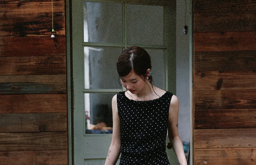 munns ruixi 여름 린 조용한 도트 무늬 꽃 민소매 미니 스커트 프릴 쉬폰 디자인 드레스 상세 이미지 1