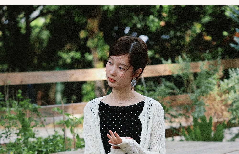 munns ruixi 여름 린 조용한 도트 무늬 꽃 민소매 미니 스커트 프릴 쉬폰 디자인 드레스 상세 이미지 27