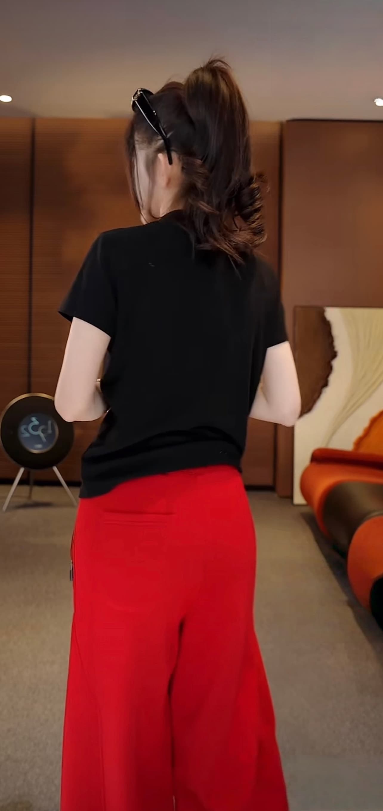 장난 치는 말 2026 새로운 디자인 센스 무거운 작업 자수 기초 섹션 단색 반팔 티셔츠 상세 이미지 9