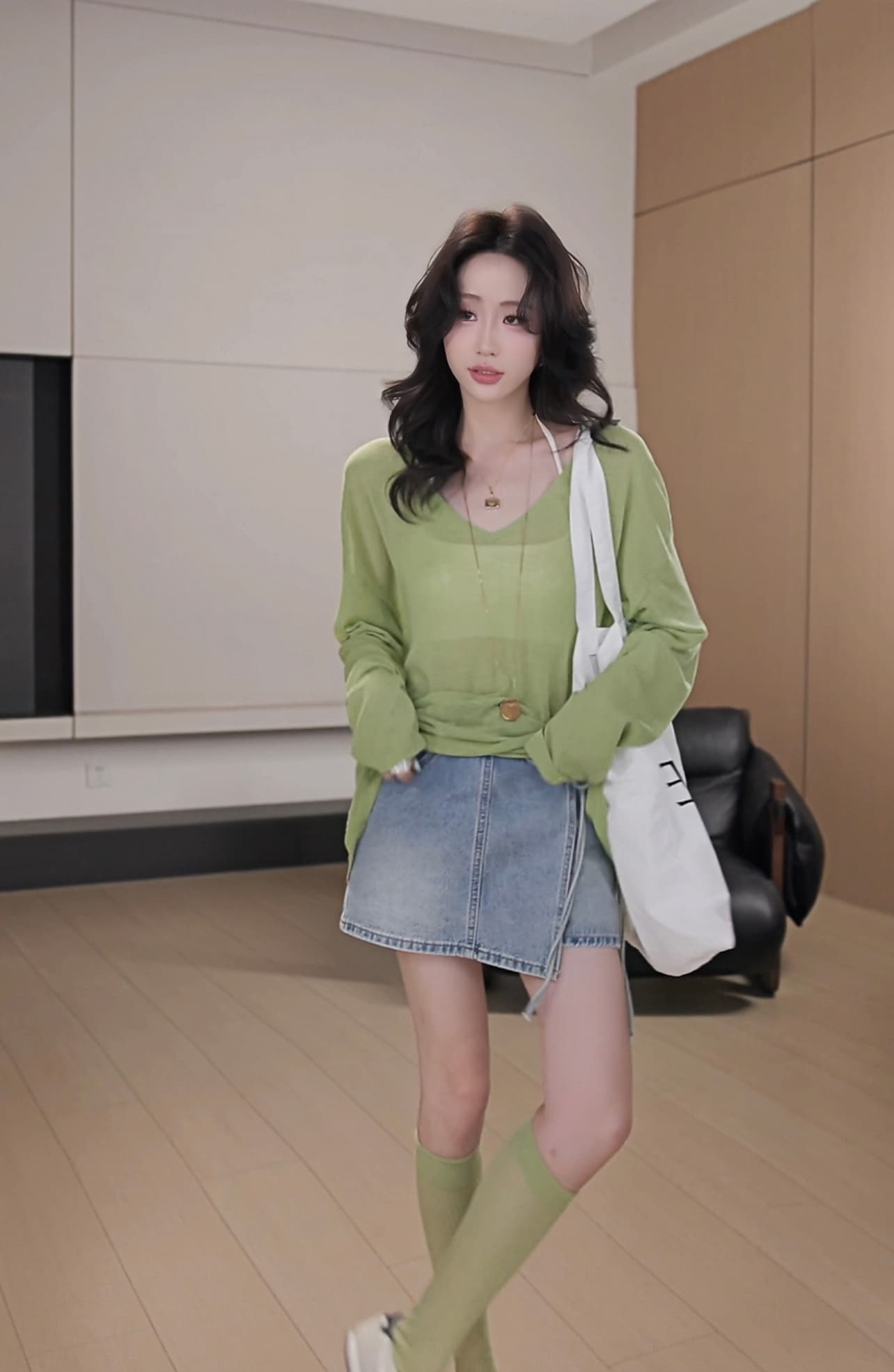 느슨함 천천히 여단 캐주얼 바람 루즈핏 단색 자외선 차단 블라우스 여름 다용도 에어컨 셔츠 상세 이미지 3