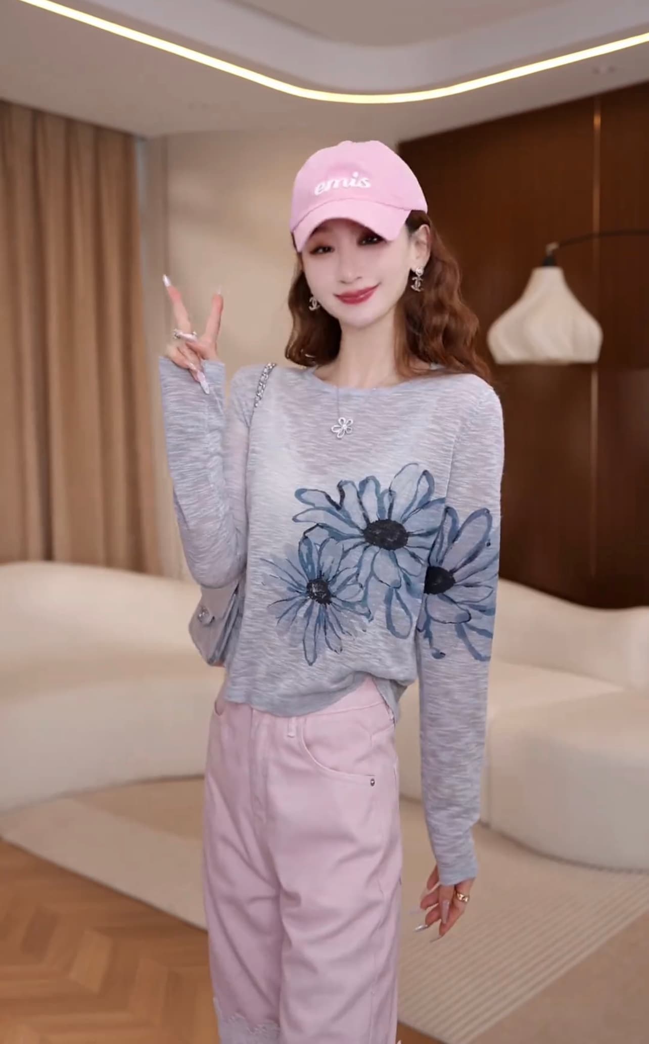 여름 새로운 데이지 디자인 센스 품격 다용도 블라우스 맨위 상세 이미지 1