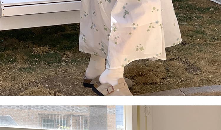 지금 2026 임산부 부드러운 바람 꽃무늬 자수 반신 스커트 여름 새로운 하이웨이스트 없음 복부 지지 A라인 스커트 우산 치마 상세 이미지 61